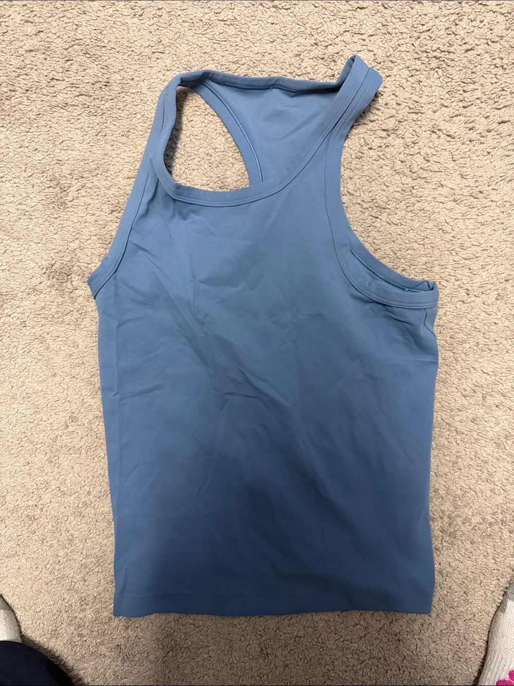 lululemon athletica Blue Racerback Tank Top